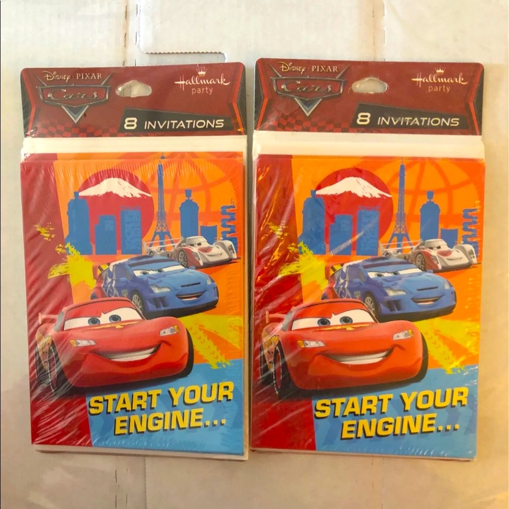 Disney’s Cars Invitations 2 packages